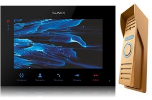 Комплект відеодомофону Slinex SQ07MTHD Black та ML15HD Copper