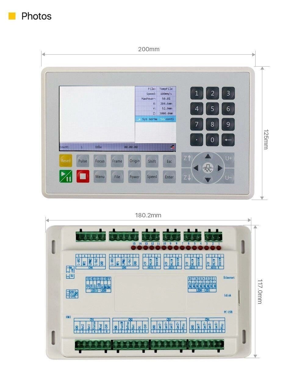 Контролер ruida 6445G, для керування лазерним гравером, верстатом! від компанії ARTMOS - Інтернет магазин - фото 1