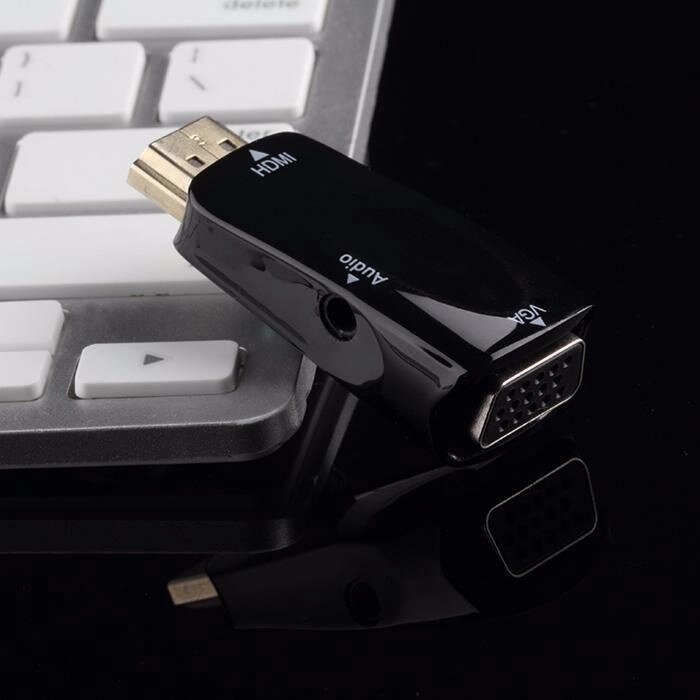 Конвертер перехідник HDMI to VGA + ЗВУК, адаптер конвертор від компанії ARTMOS - Інтернет магазин - фото 1