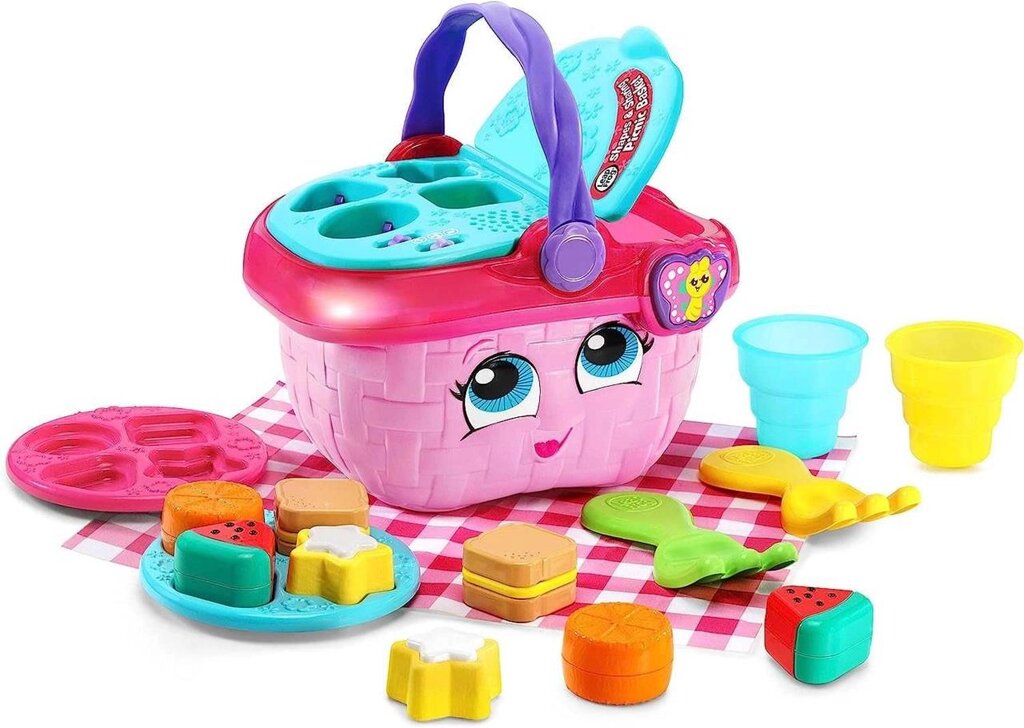 Кошик для пікніка LeapFrog Shapes and Sharing Picnic Basket Pink від компанії ARTMOS - Інтернет магазин - фото 1