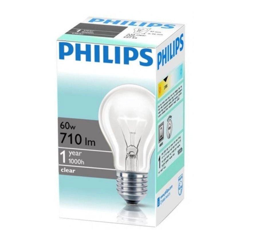 Лампи розжарювання стандартні Philips 60w від компанії ARTMOS - Інтернет магазин - фото 1