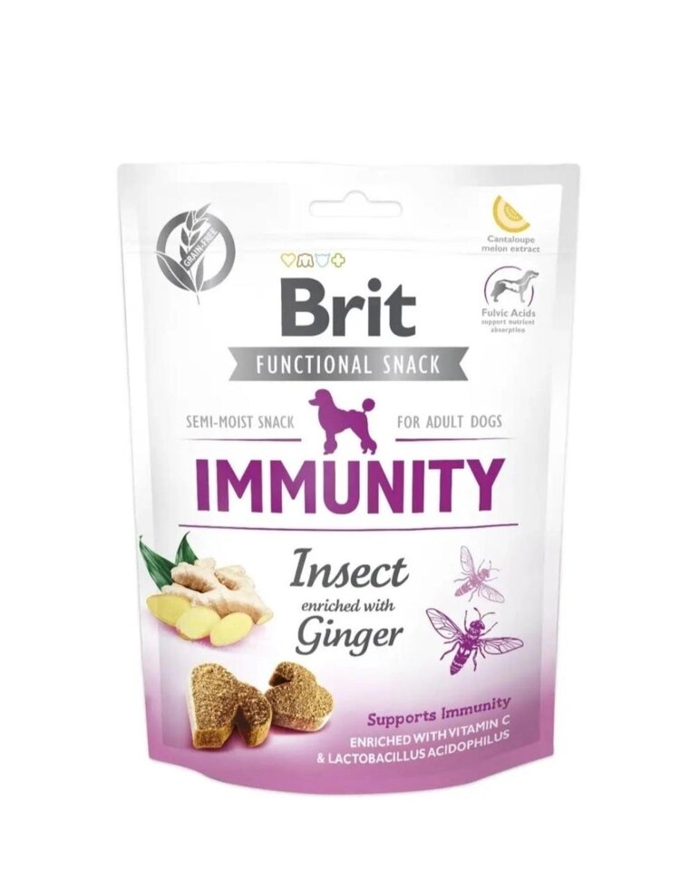 Ласощі для собак Brit Functional Snack Immunity 150г для імунітету від компанії ARTMOS - Інтернет магазин - фото 1