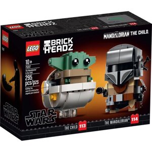 LEGO Brick Headz Мандалорець та малюк (75317)