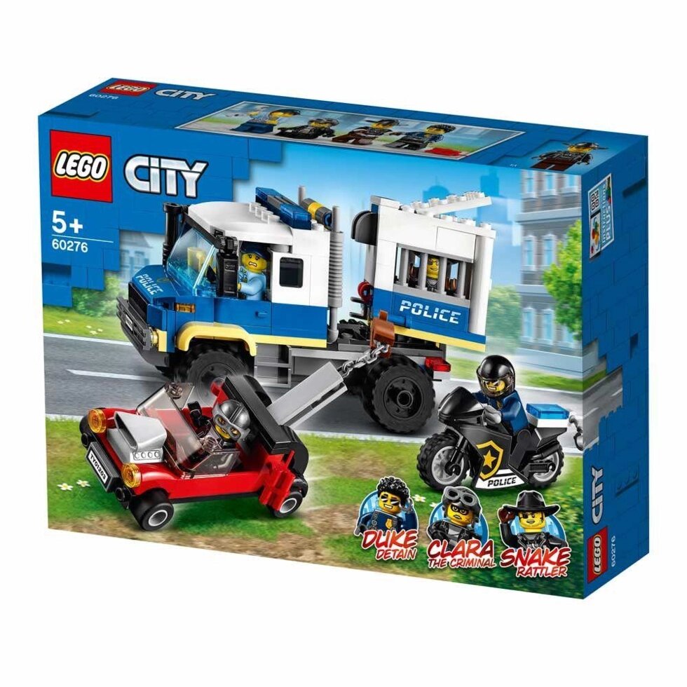 LEGO City Поліцейська машина для перевезення ув'язнених (60276) від компанії ARTMOS - Інтернет магазин - фото 1