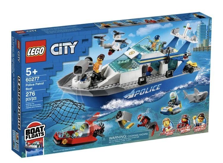 LEGO City Поліцейський патрульний човен (60277) від компанії ARTMOS - Інтернет магазин - фото 1