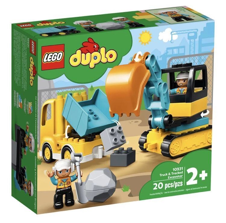 LEGO DUPLO Вантажівка та гусеничний екскаватор (10931) від компанії ARTMOS - Інтернет магазин - фото 1