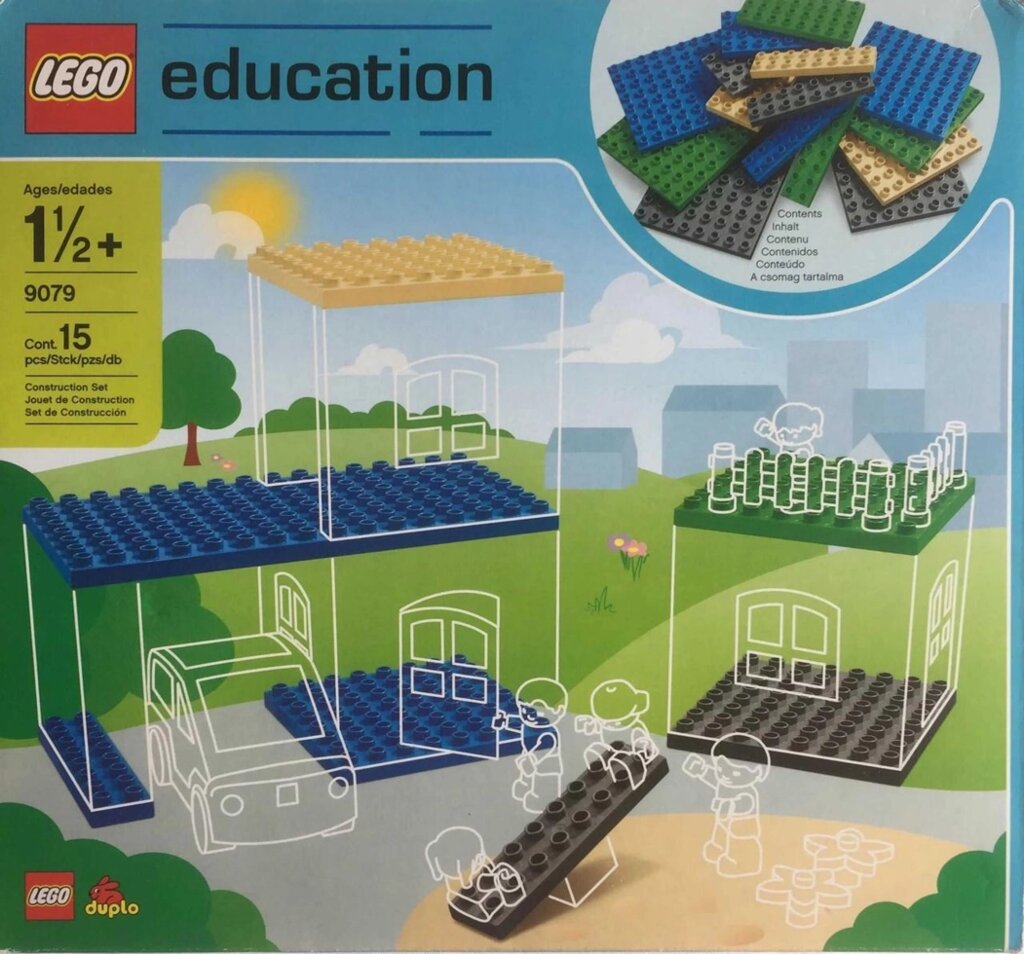 Lego Education 9079 Duplo набір тарілок невеликі будівельні пластини від компанії ARTMOS - Інтернет магазин - фото 1