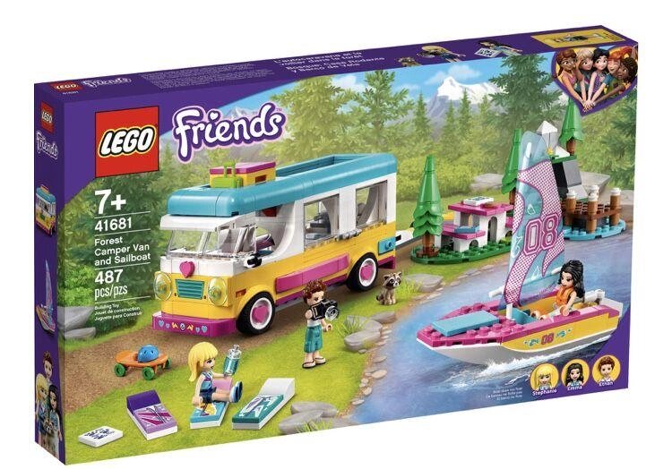 LEGO Friends Лісовий будинок на колесах та вітрильний човен (41681) від компанії ARTMOS - Інтернет магазин - фото 1