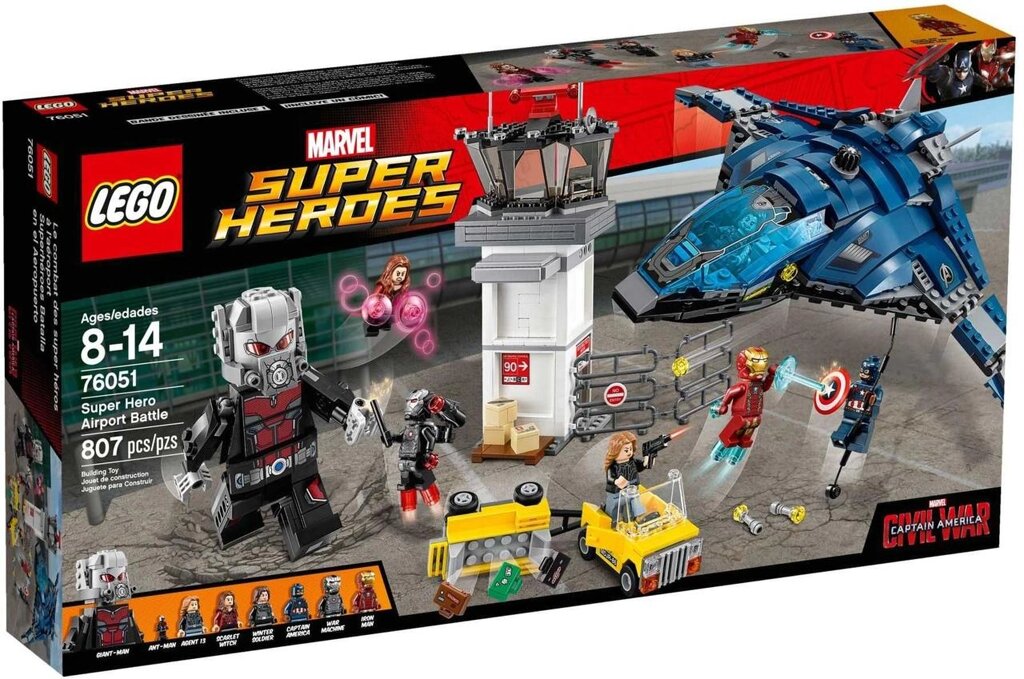 Lego Super Heroes 76051 Напад в аеропорту від компанії ARTMOS - Інтернет магазин - фото 1