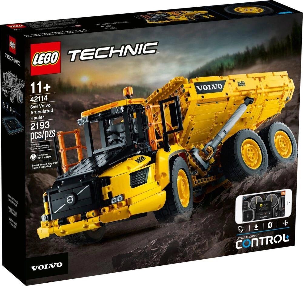 Lego Technic Шарнірний самоскид Volvo A25F 6Х6 (42114) від компанії ARTMOS - Інтернет магазин - фото 1