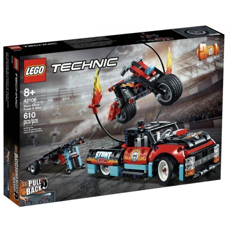 LEGO Technic Шоу трюків на вантажівках та мотоциклах (42106) від компанії ARTMOS - Інтернет магазин - фото 1