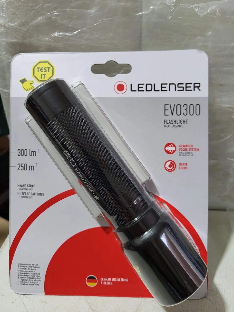 Ліхтарик LEDLENSER EVO 300 Германия від компанії ARTMOS - Інтернет магазин - фото 1