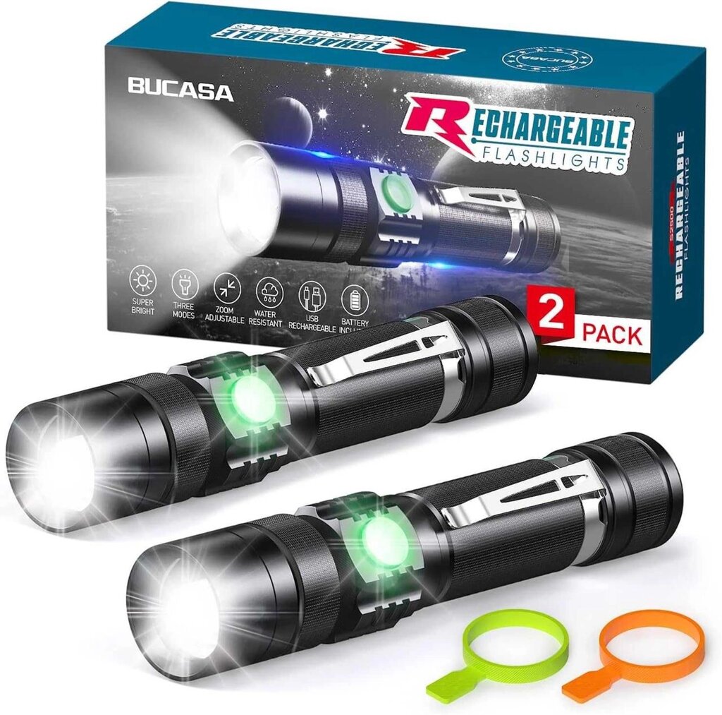 Ліхтарик тактичний акумуляторний Bucasa S2500, 2000мАч 18650 Li-Ion від компанії ARTMOS - Інтернет магазин - фото 1