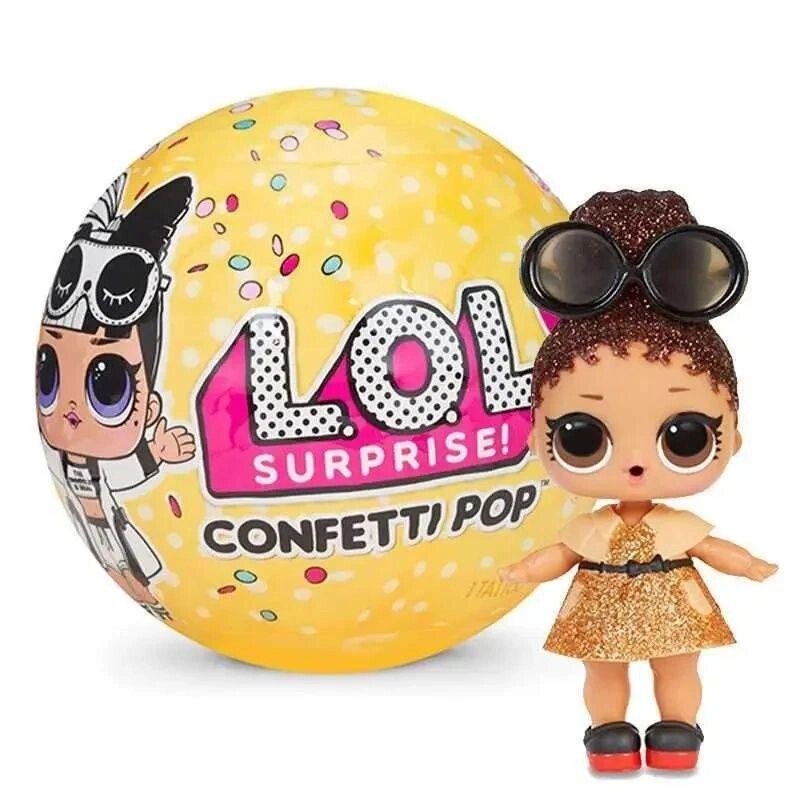 Лялька у кулі для дівчаток модель Confetti Pop серія 9 GOLD/С0227 від 4х від компанії ARTMOS - Інтернет магазин - фото 1