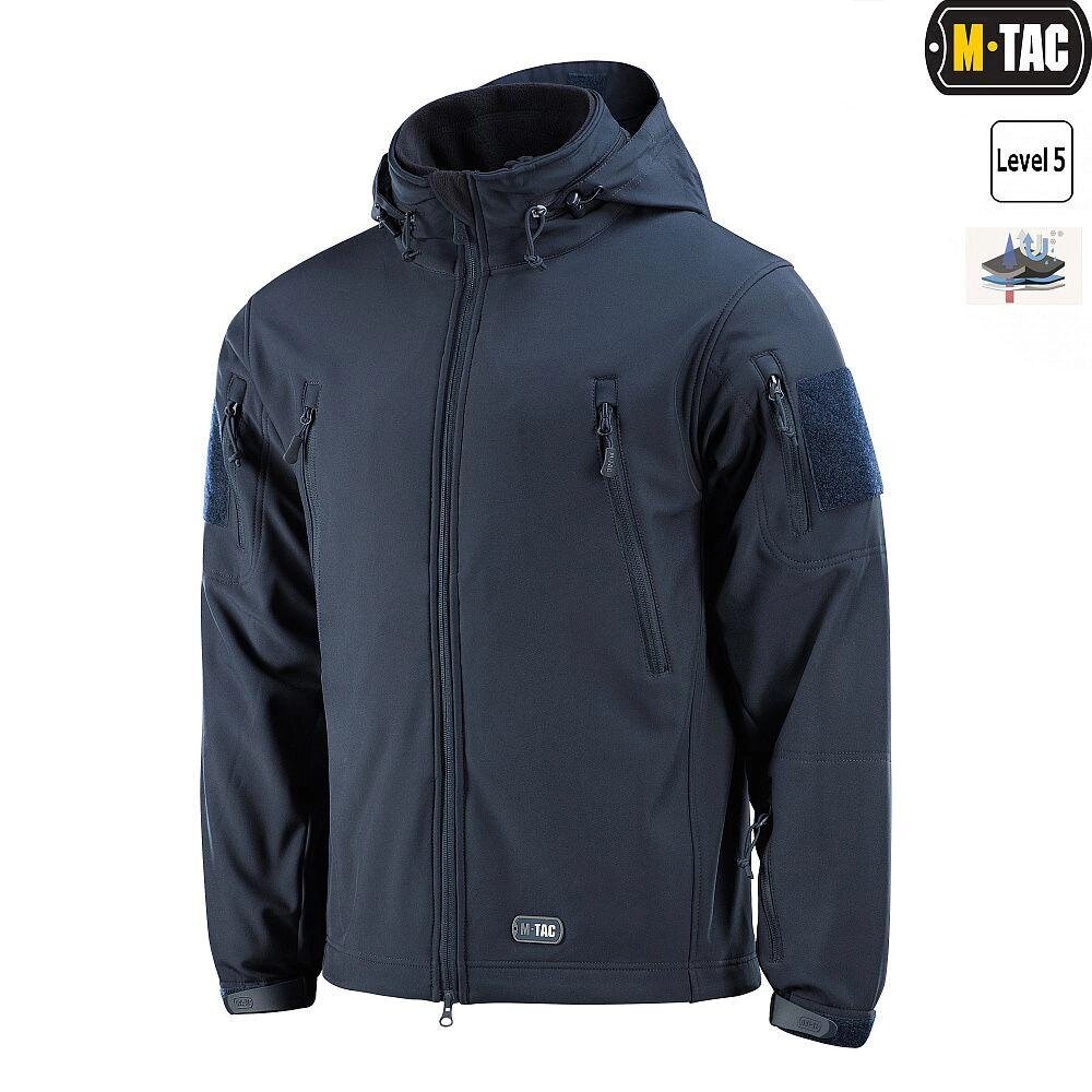 M-Tac куртка Soft Shell з підстібкою Dark Navy Blue від компанії ARTMOS - Інтернет магазин - фото 1