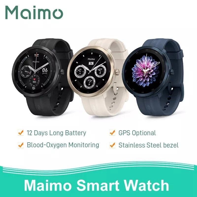 Maimo watch R Xiaomi GPS новий смарт годинник від компанії ARTMOS - Інтернет магазин - фото 1