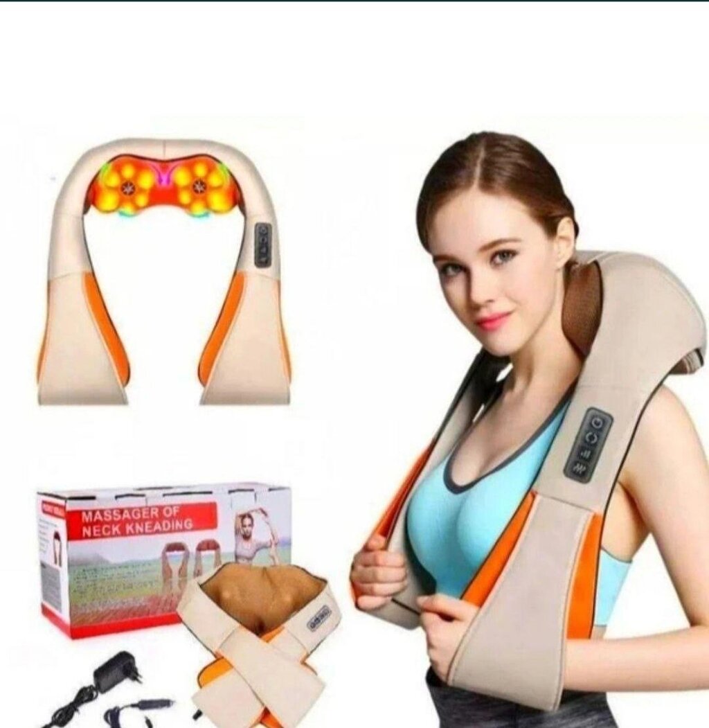 Масажер для шиї, накидка Шіатсу спини тіла Massager of neck Kneading від компанії ARTMOS - Інтернет магазин - фото 1