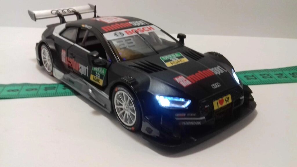 Машинка Audi RS 5 DTM модель авто 1:32 Метал, світло, звук Іграшка від компанії ARTMOS - Інтернет магазин - фото 1