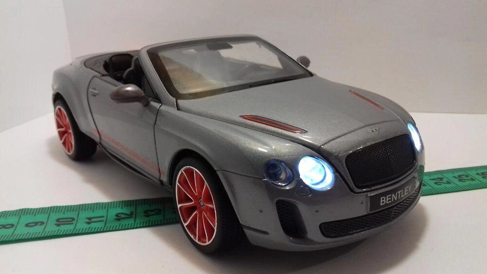 Машинки Bentley Continental Supersports Метал, світло, звук 1:24 Бентлі від компанії ARTMOS - Інтернет магазин - фото 1