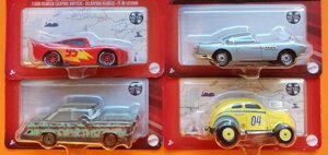 Машинки металеві Маквін, тачки, mattel cars, andy, marshall, finn mc