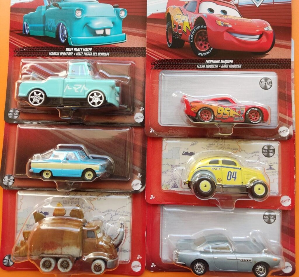 Mattel тачки 3, Маквін, маттел, хот вілс, cars McQueen,2023 рік топ хіт від компанії ARTMOS - Інтернет магазин - фото 1