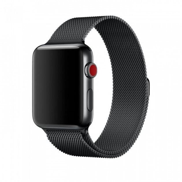 Металевий ремінець Milanese для Apple Watch 38404244 мм Black від компанії ARTMOS - Інтернет магазин - фото 1