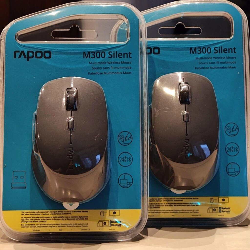 Миша RAPOO M300 Silent wireless від компанії ARTMOS - Інтернет магазин - фото 1