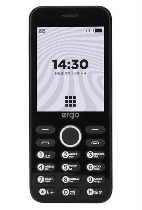 Мобільний телефон Ergo B281 Dual Sim Black від компанії ARTMOS - Інтернет магазин - фото 1