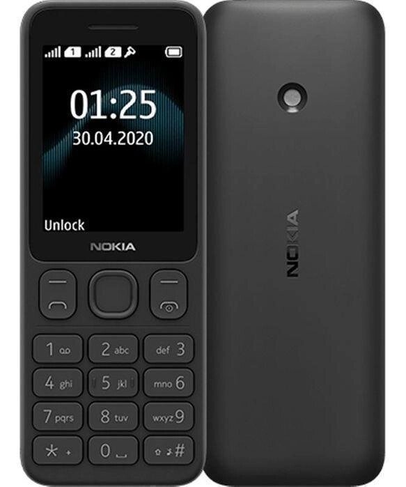 Мобільний телефон Nokia 125 Dual Sim Black від компанії ARTMOS - Інтернет магазин - фото 1