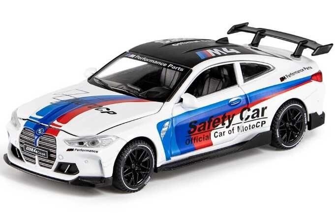 Модель метал BMW M4 Coupe 1:32. Машинка має світло, звук, інерція. від компанії ARTMOS - Інтернет магазин - фото 1