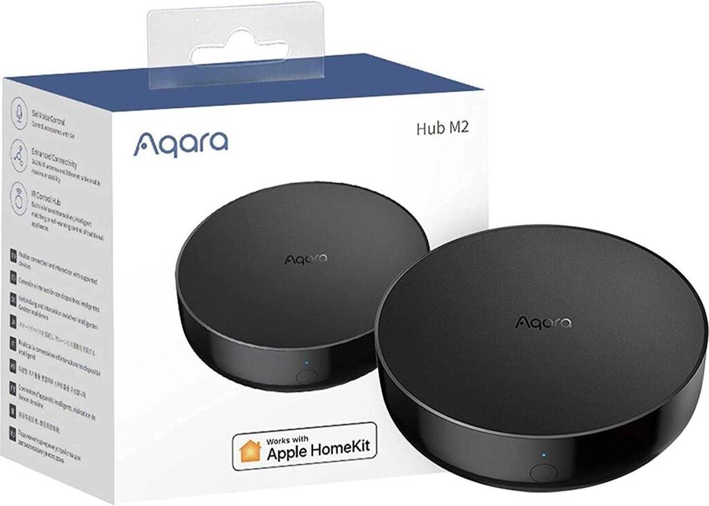 Модуль керування розумним будинком Aqara Hub M2 Apple HomeKit від компанії ARTMOS - Інтернет магазин - фото 1