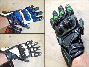 Мото рукавички шкіряні Alpinestars S1 Monster Energy перчатки для мото