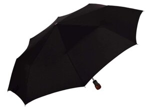 Чоловічий парасолька напівавтомат Zest 43630. Ручка натуральне дерево