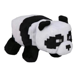 М'яка Іграшка Панда з Майнкрафт (Minecraft) чорно-біла, 25см