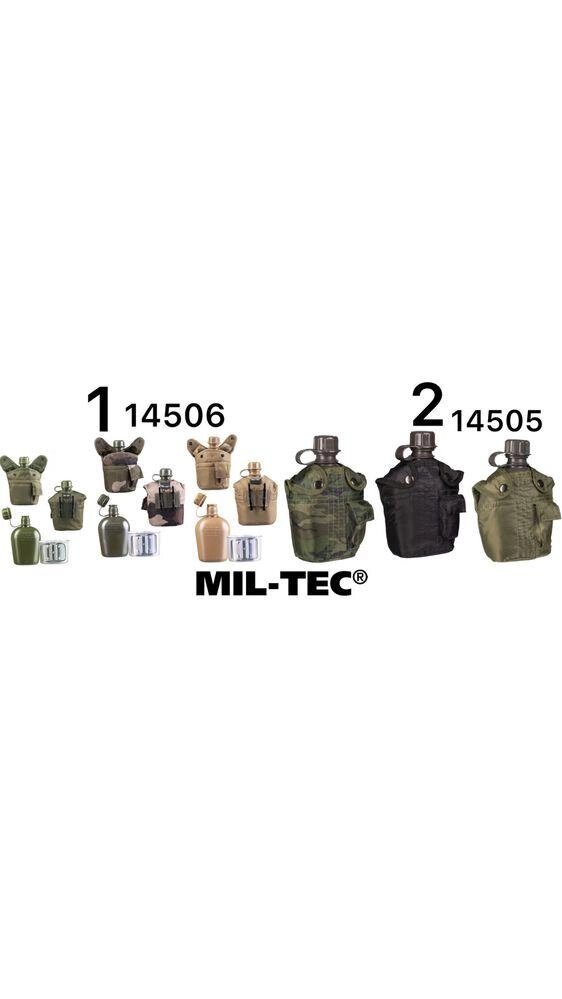 №7 - Фляга - пляшка тактична Mil-Tec Алюмінієва 500мл Олива 14535010 від компанії ARTMOS - Інтернет магазин - фото 1