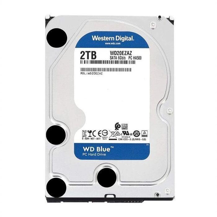 Накопичувач HDD SATA 2.0TB WD Blue 5400rpm від компанії ARTMOS - Інтернет магазин - фото 1