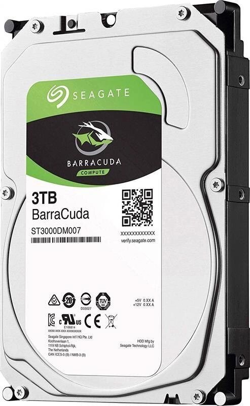 Накопичувач HDD SATA 3.0TB Seagate BarraCuda від компанії ARTMOS - Інтернет магазин - фото 1