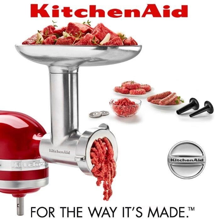 Насадка м'ясорубка KitchenAid 5KSMMGA металева для міксу KitchenAid від компанії ARTMOS - Інтернет магазин - фото 1