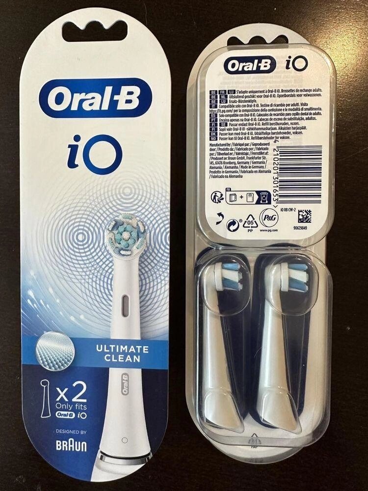 Насадки на зубні щітки Oral -B iO (2шт) від компанії ARTMOS - Інтернет магазин - фото 1