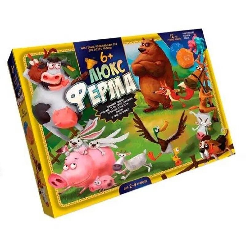 Настільна гра Danko toys Люкс Ферма велика укр G-FL-UA-01-01 від компанії ARTMOS - Інтернет магазин - фото 1