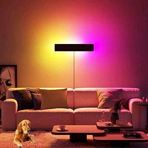 Настінна декорна лампа rgb led лід нічник пульт QJUZO 80см від компанії ARTMOS - Інтернет магазин - фото 1