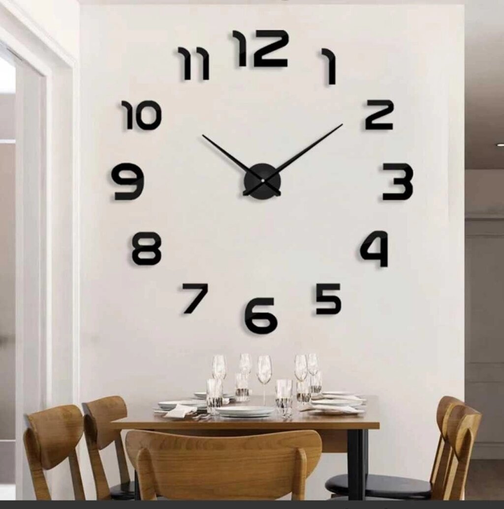 Настінний годинник DIY Clock New black від компанії ARTMOS - Інтернет магазин - фото 1