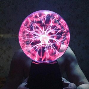 Настільна лампа Плазмовий шар Tesla Нічник світильник Magic Ball