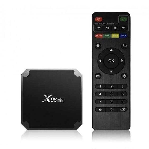 Настроєна ТБ приставка x96 mini 2/16 ГБ (Smart Android Iptv Box H96) від компанії ARTMOS - Інтернет магазин - фото 1