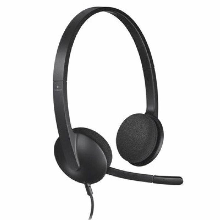 Навушники Logitech H340 USB HEADSET Чорний від компанії ARTMOS - Інтернет магазин - фото 1