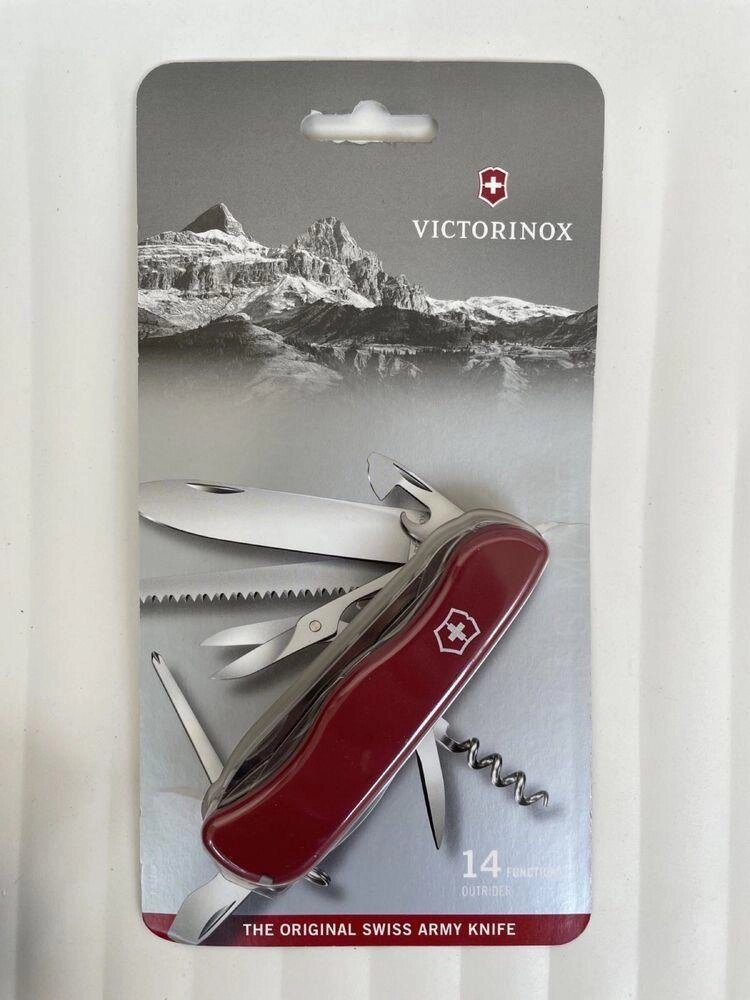 Ніж Victorinox Outrider 14 (червоний) від компанії ARTMOS - Інтернет магазин - фото 1