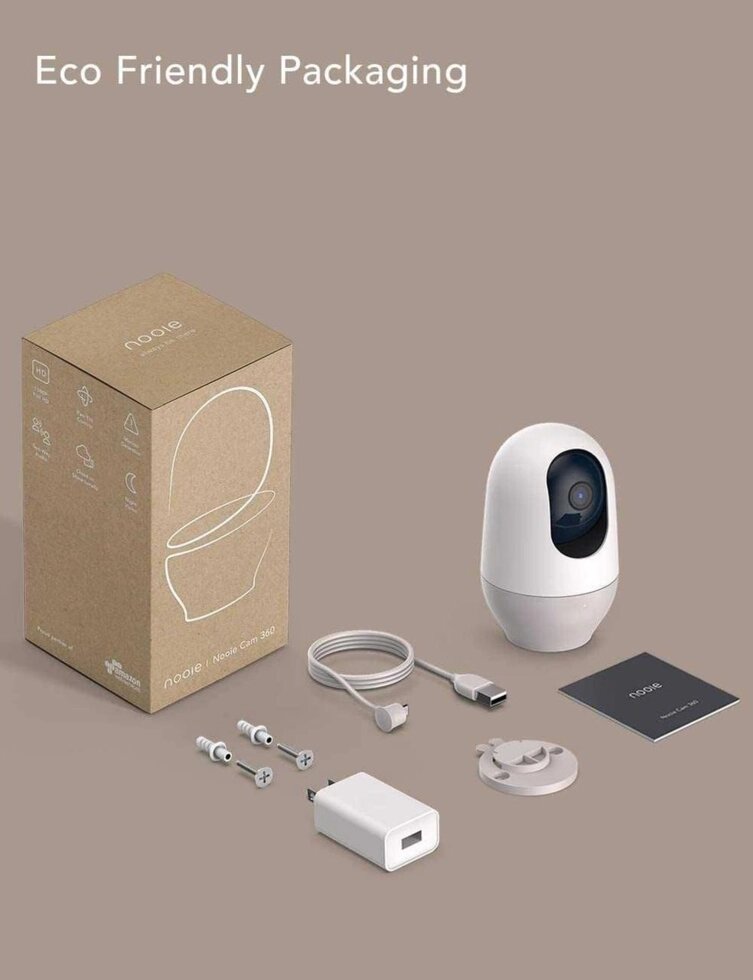 Nooie Baby Monitor, Wi-Fi камера, 360-градусна IP-камера від компанії ARTMOS - Інтернет магазин - фото 1