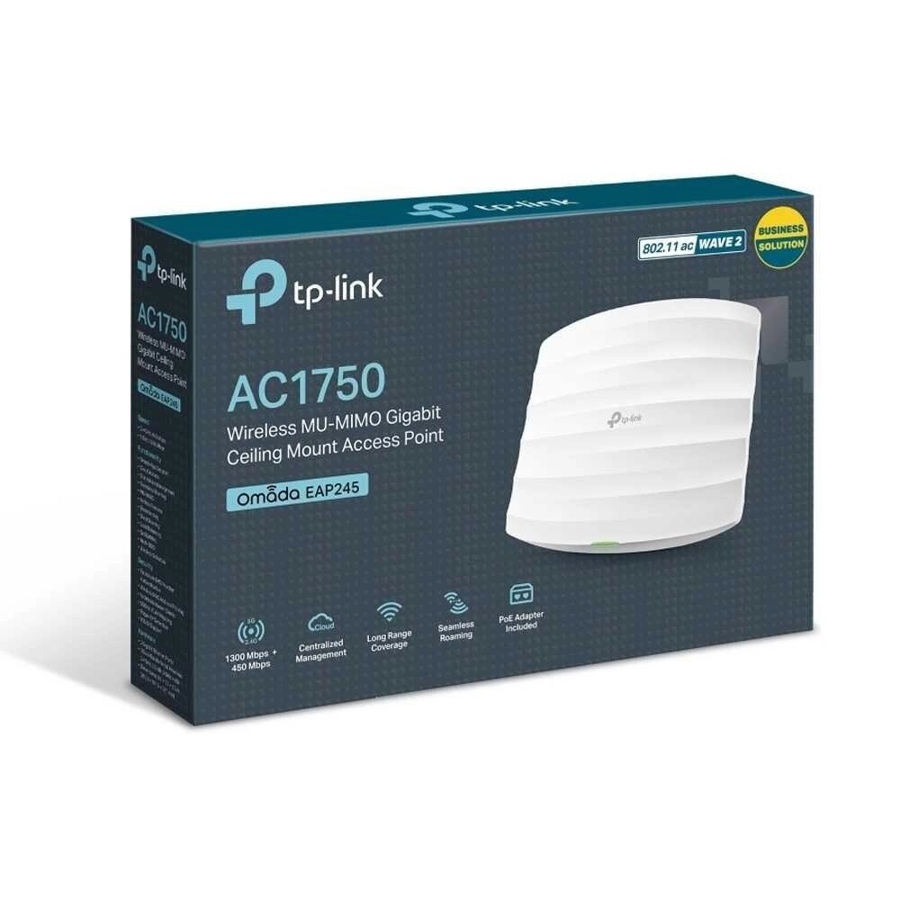 Нова точка доступу Tp Link EAP245 Wi‑Fi AC1750 (Безшовний роумінг) від компанії ARTMOS - Інтернет магазин - фото 1