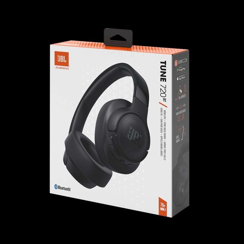 Нові Блютуз навушники JBL Tune 720BT Black (JBLT720BTBLK) від компанії ARTMOS - Інтернет магазин - фото 1