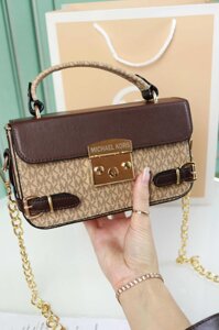 НОВИНКА клатч Michael Kors Майкл Корс бежево-коричневий